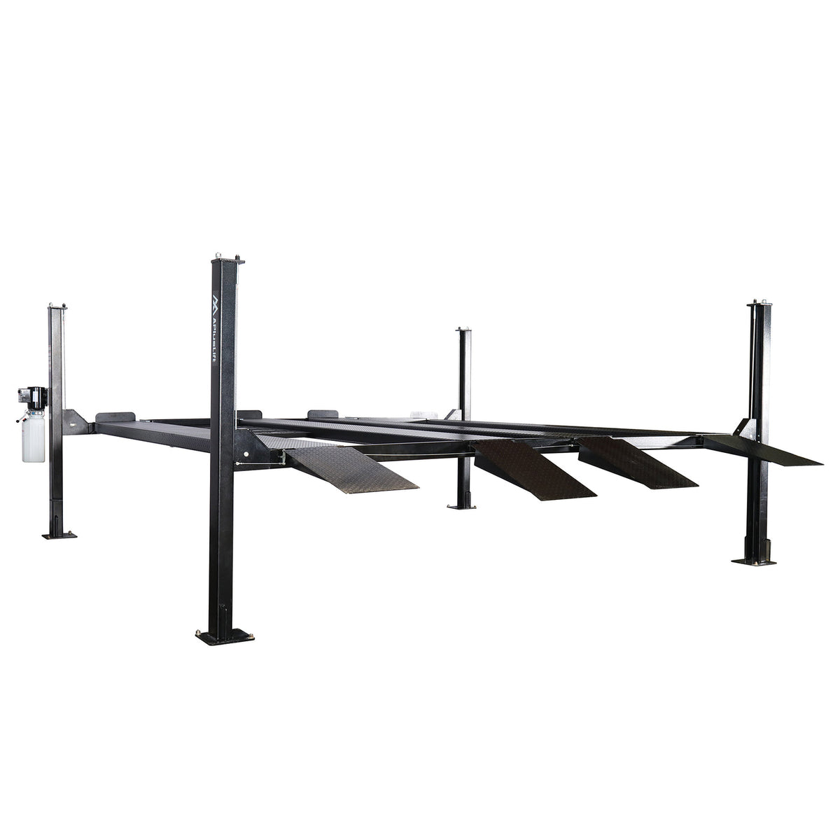 APlusLift 9,000LB 4-Post Double Deck Parking Storage Service Car Lift #HW-9KDP, alamoequipment.com