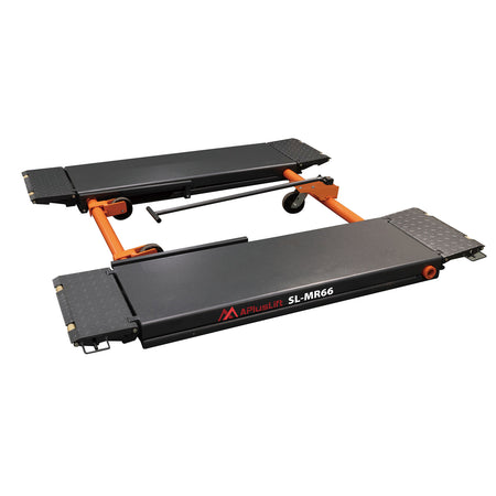 APlusLift 6,600LB Mid-Rise Scissor Lift, Electric Release SL-MR66, alamoequipment.com