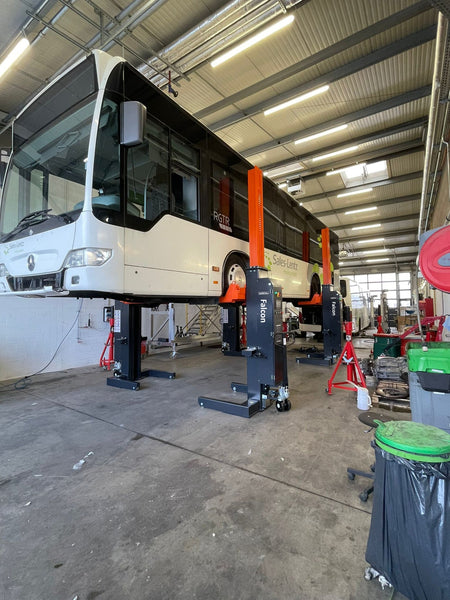 APlusLift Falcon 21800lb Mobile Column Lift #MCL-180, alamoequipment.com