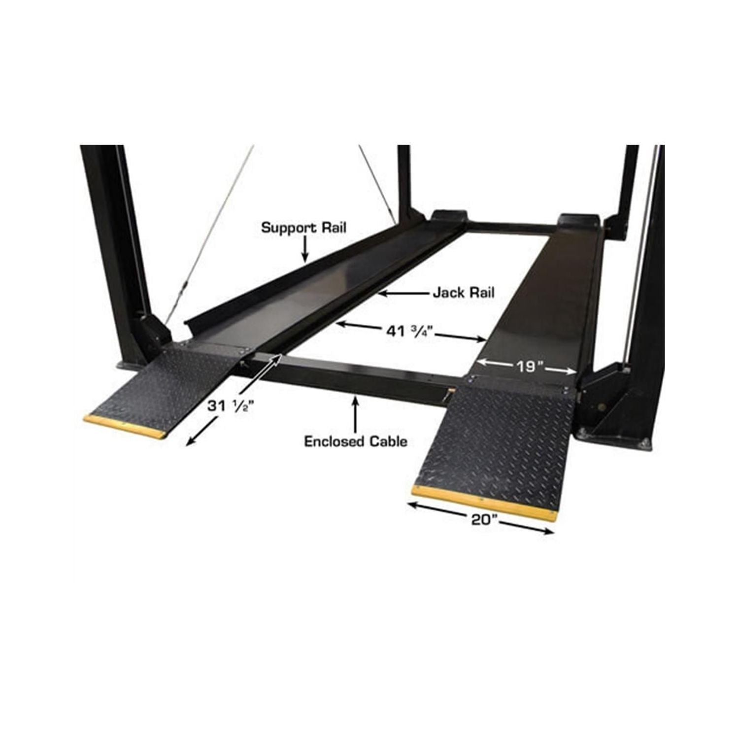 Atlas PRO7000ST 7,000 lb. Super-Tall 4-Post Lift, AlamoEquipment.com