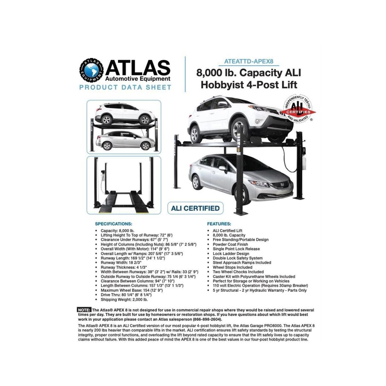 Atlas APEX8, AlamoEquipment.com