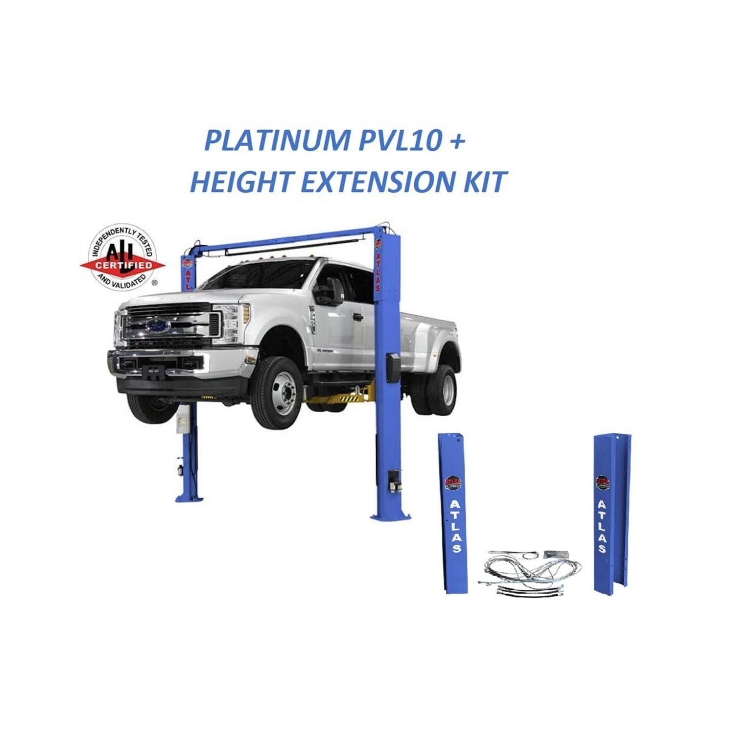 Atlas Platinum PVL10 Lift w/ Height Extension Kit, AlamoEquipment.com