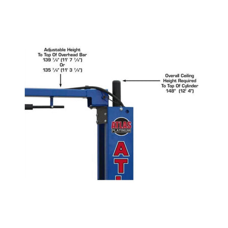 Atlas Platinum PVL10 Lift w/ Height Extension Kit, AlamoEquipment.com