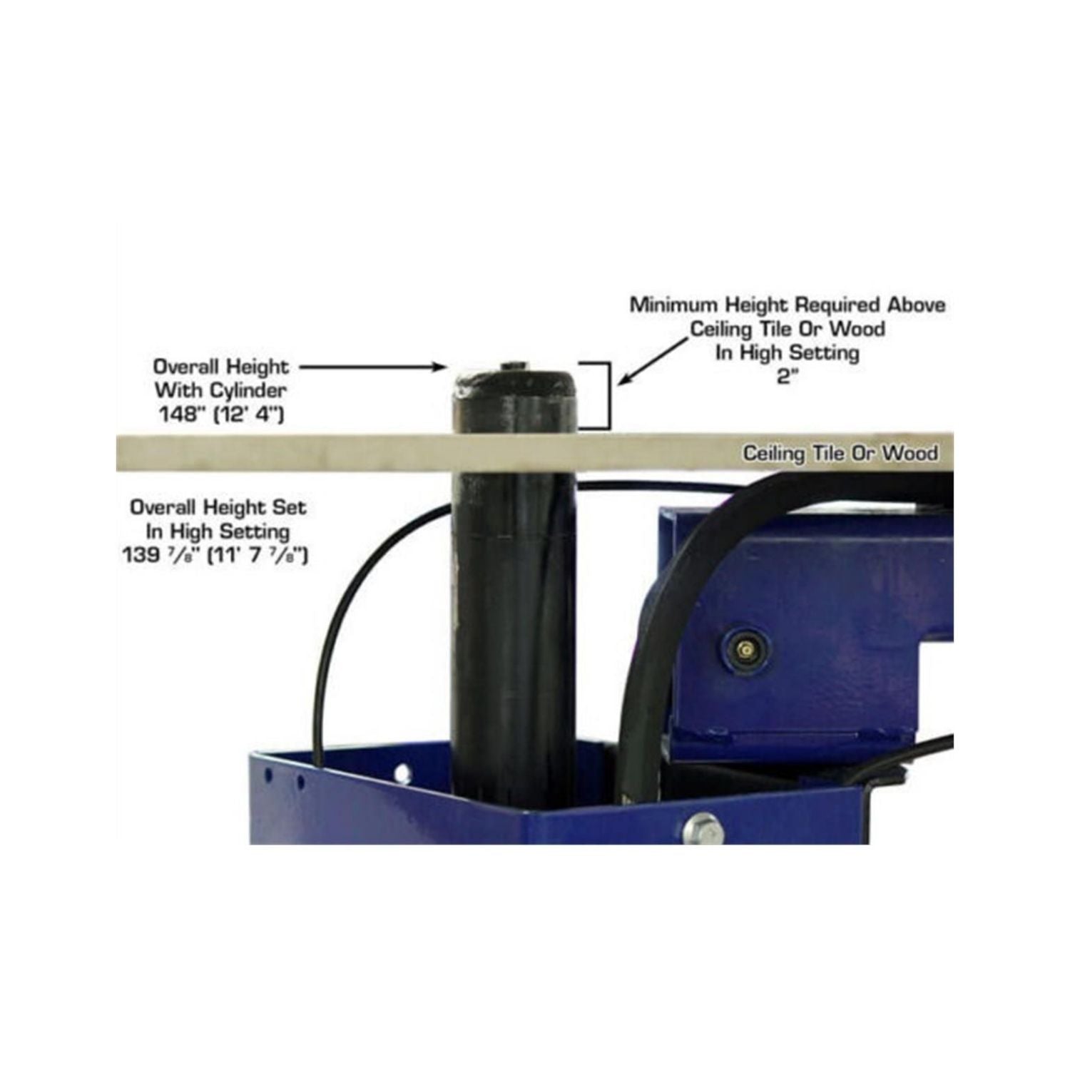 Atlas Platinum PVL10 Lift w/ Height Extension Kit, AlamoEquipment.com