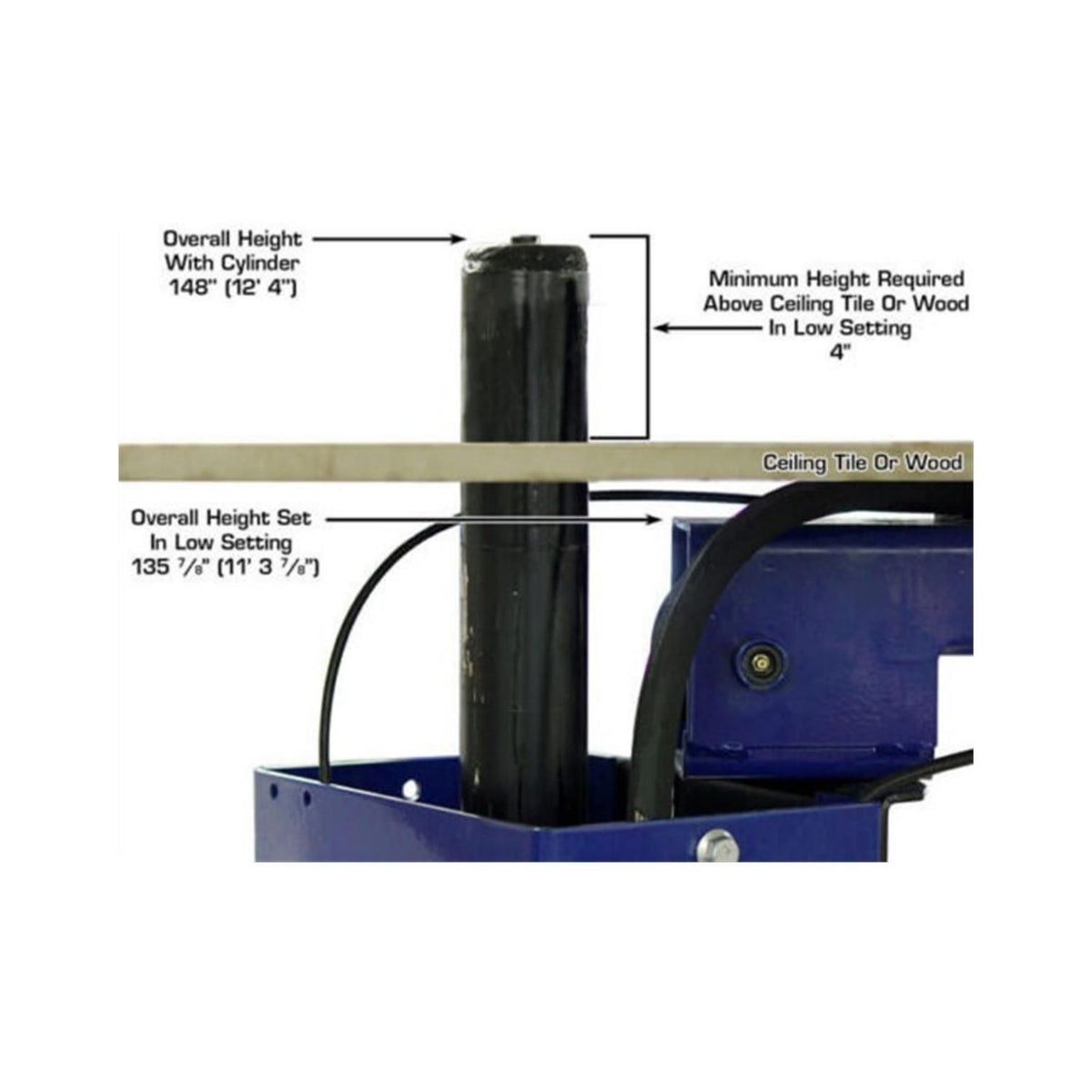 Atlas Platinum PVL10 Lift w/ Height Extension Kit, AlamoEquipment.com