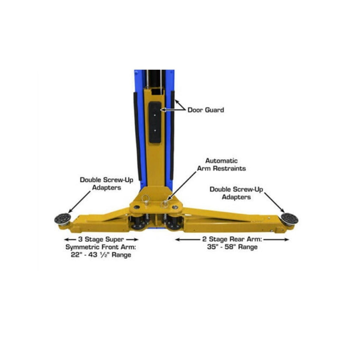 Atlas Platinum PVL10 Lift w/ Height Extension Kit, AlamoEquipment.com