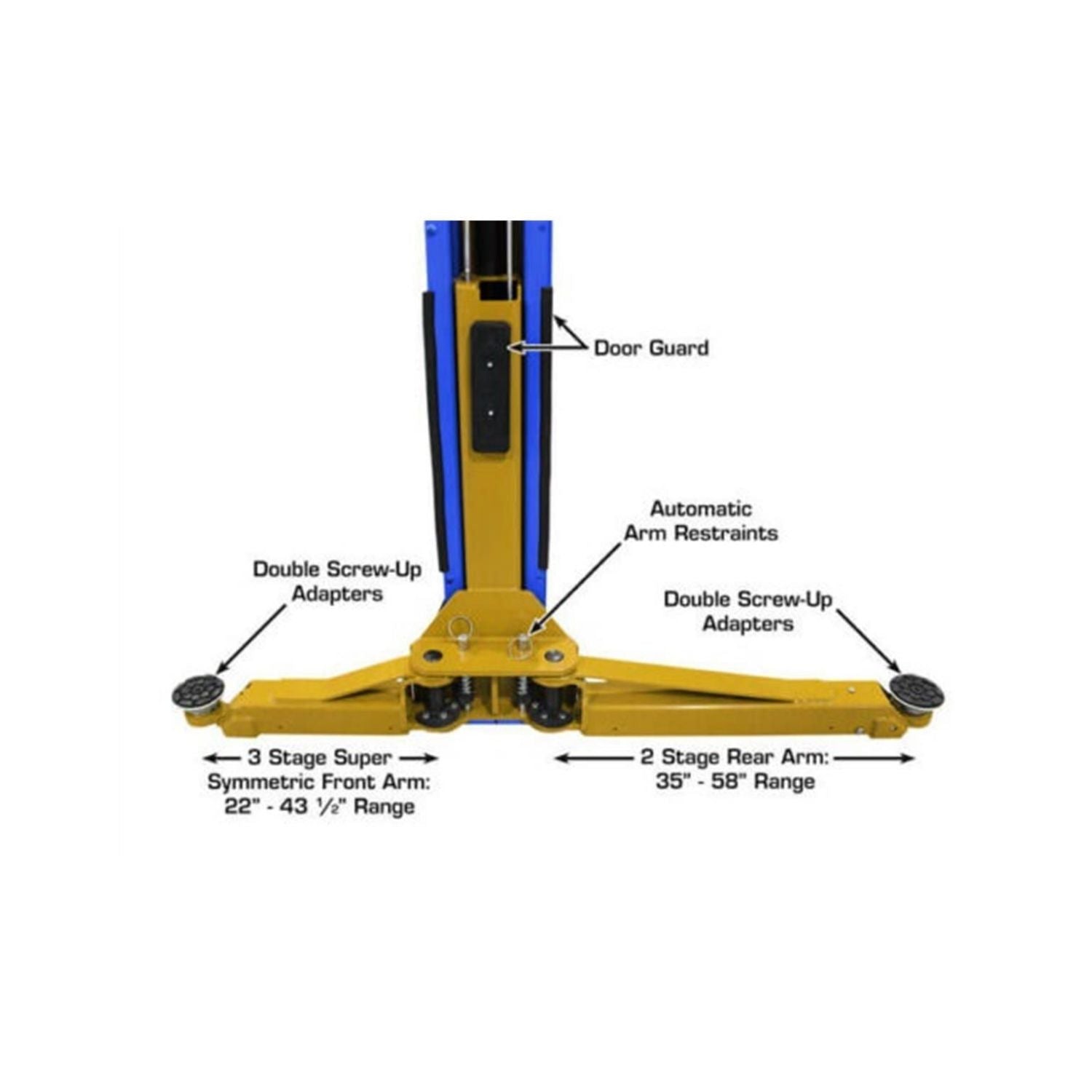 Atlas Platinum PVL10 Lift w/ Height Extension Kit, AlamoEquipment.com