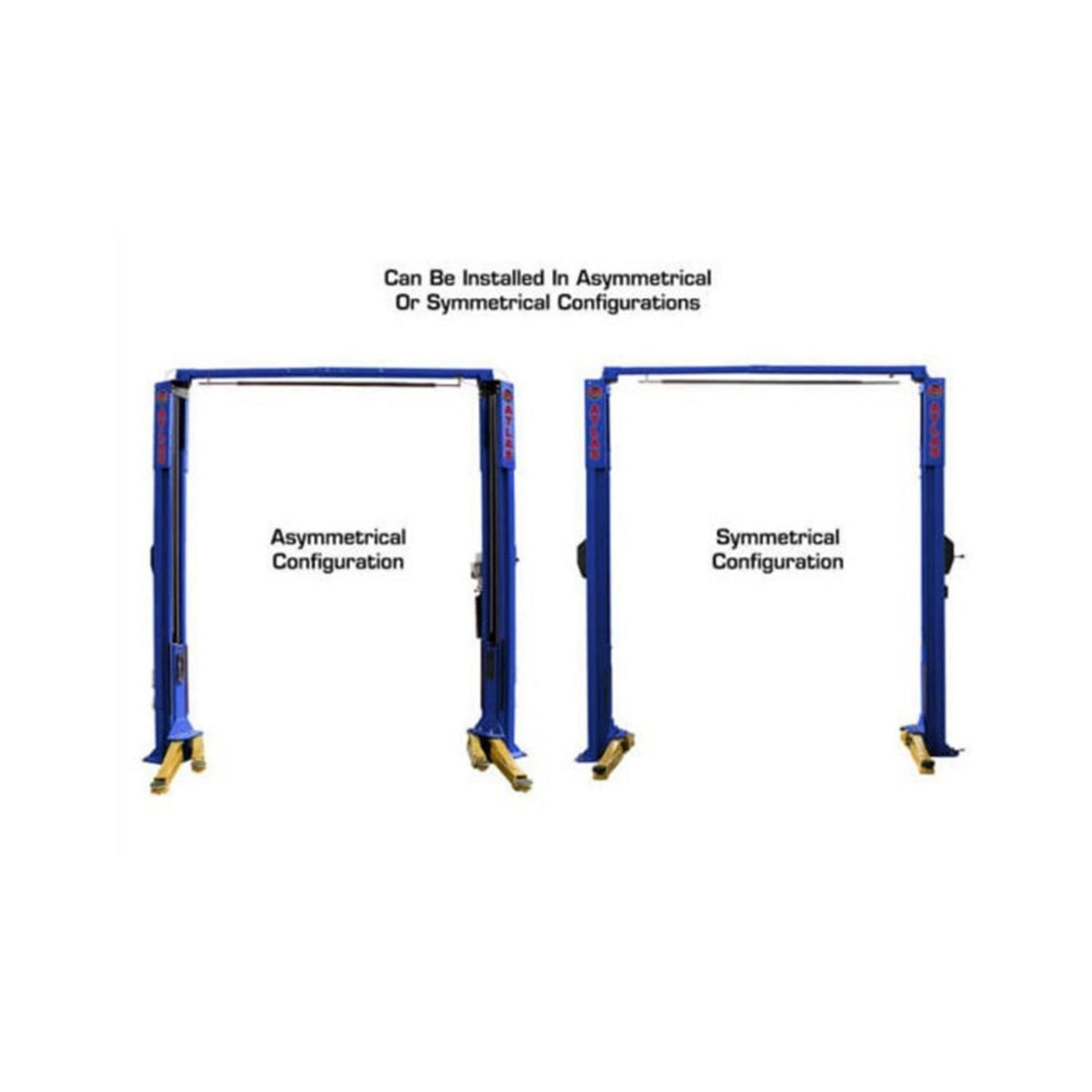 Atlas Platinum PVL10 Lift w/ Height Extension Kit, AlamoEquipment.com