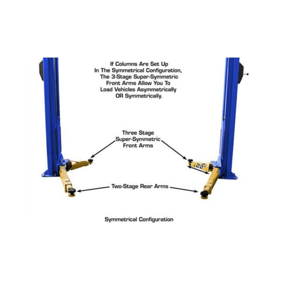 Atlas Platinum PVL10 Lift w/ Height Extension Kit, AlamoEquipment.com