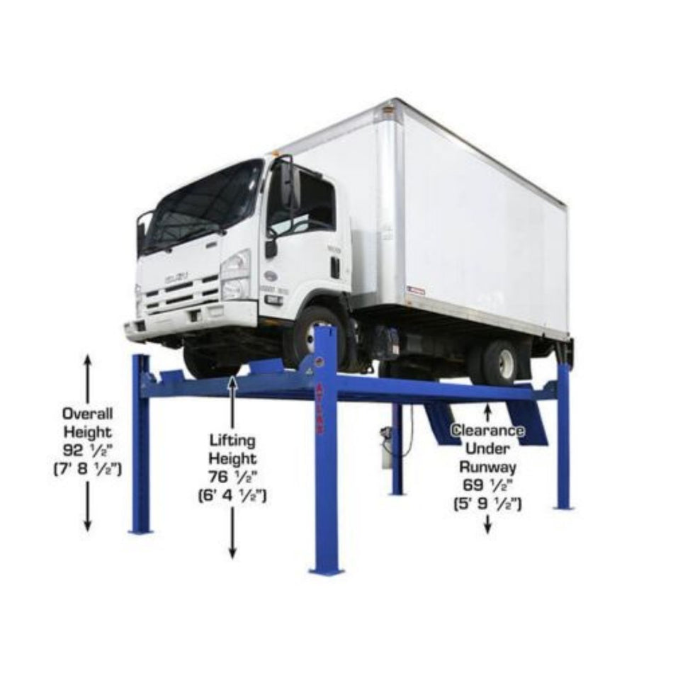 Atlas® Platinum PVL14 14,000 lb 4-Post Lift #ATEAP-PVL14-FPD, AlamoEquipment.com