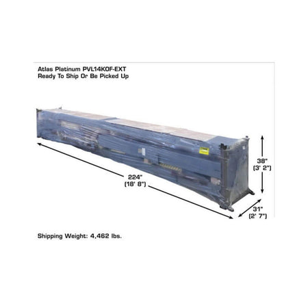 Atlas Platinum PVL14OF-EXT Open Front Alignment Lift #ATEAP-PVL14OF-EXT-FPD, AlamoEquipment.com