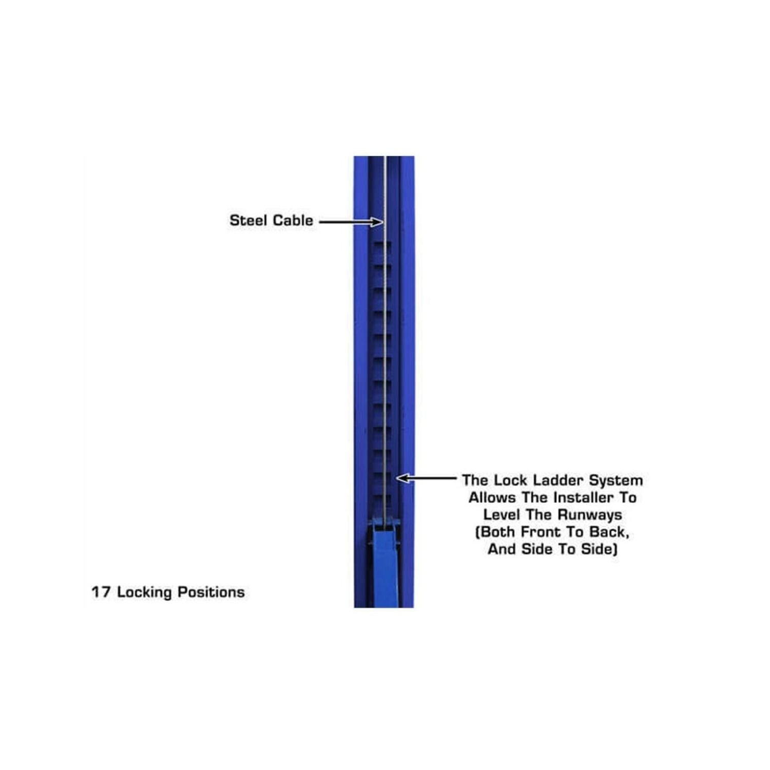 Atlas Platinum PVL14OF-EXT Open Front Alignment Lift #ATEAP-PVL14OF-EXT-FPD, AlamoEquipment.com