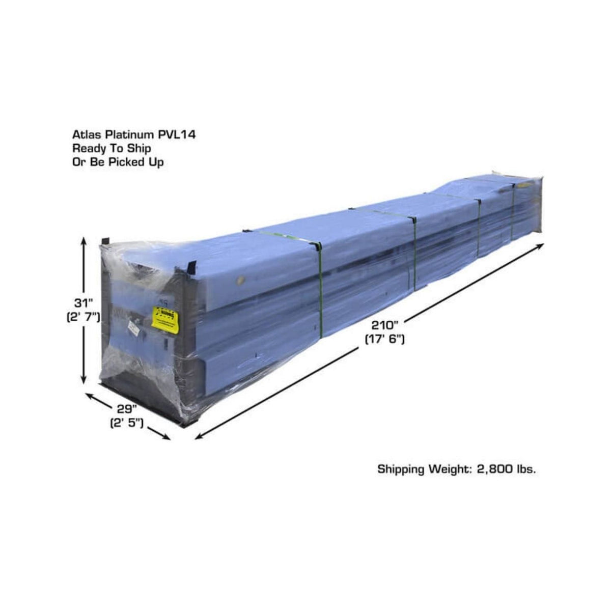 Atlas Platinum PVL14 4-Post Lift, AlamoEquipment.com