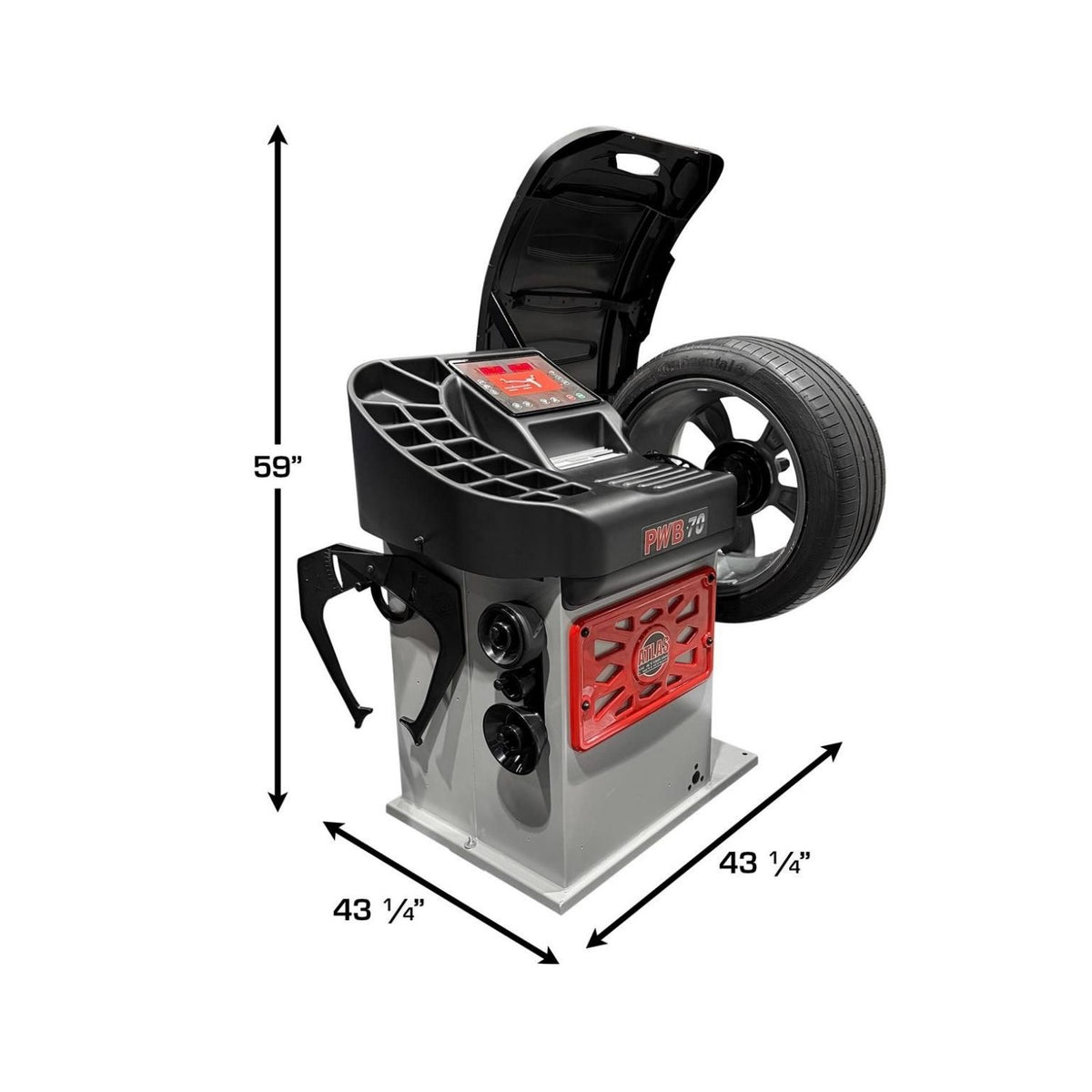 Atlas Platinum PWB70 Motorized Spin Balancer w/ Laser, AlamoEquipment.com