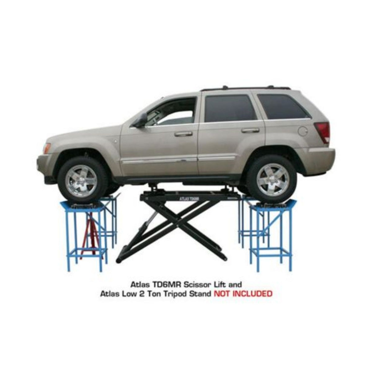 Atlas® Alignment Wheel Stands with Turntables #ATEATLAS-WHLSTD-FPD, AlamoEquipment.com