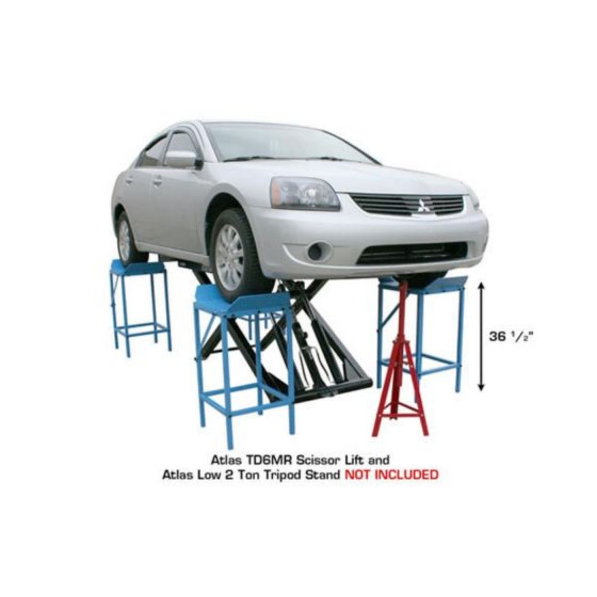 Atlas® Alignment Wheel Stands with Turntables #ATEATLAS-WHLSTD-FPD, AlamoEquipment.com