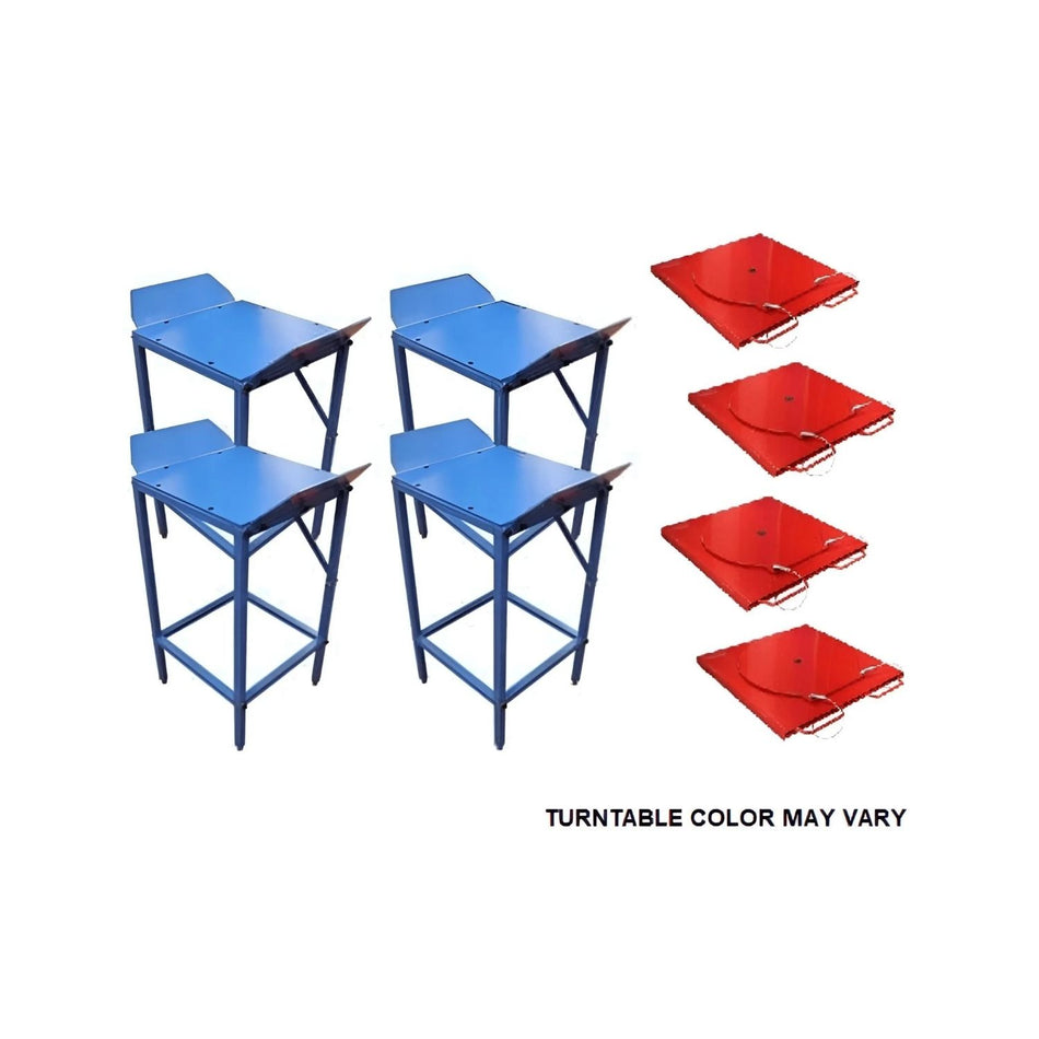 Atlas Alignment Stands w/ Turntables #ATEATLAS-WHLSTD, AlamoEquipment.com