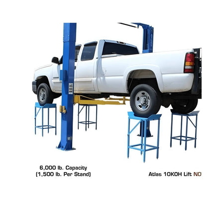 Atlas Alignment Stands w/ Turntables #ATEATLAS-WHLSTD, AlamoEquipment.com