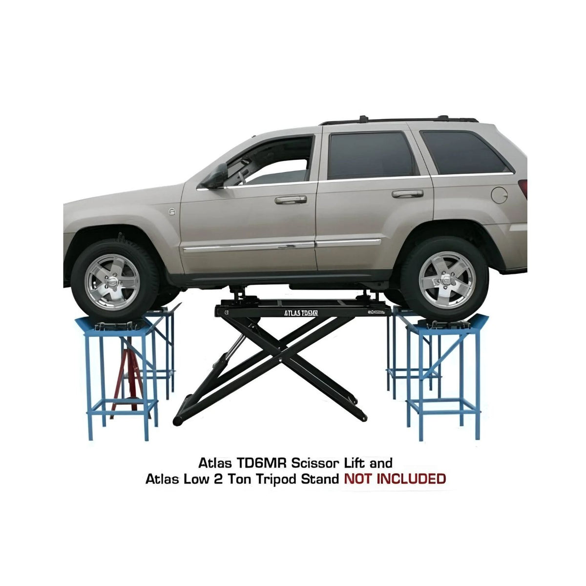 Atlas Alignment Stands w/ Turntables #ATEATLAS-WHLSTD, AlamoEquipment.com