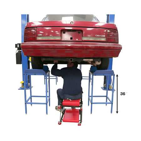 Atlas Alignment Stands w/ Turntables #ATEATLAS-WHLSTD, AlamoEquipment.com