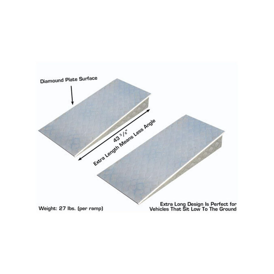 Atlas Extra Long Aluminum Ramps for 4-Post Lift #ATEATPK-40804, AlamoEquipment.com
