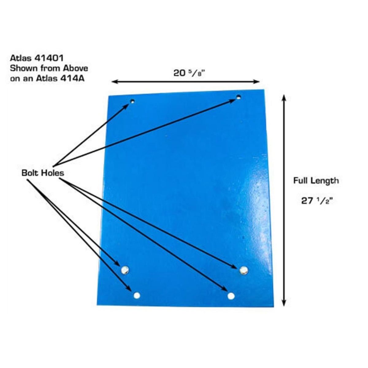 Atlas® Front Runway Extension Kit for 414/414A #ATEATPK-41401, AlamoEquipment.com