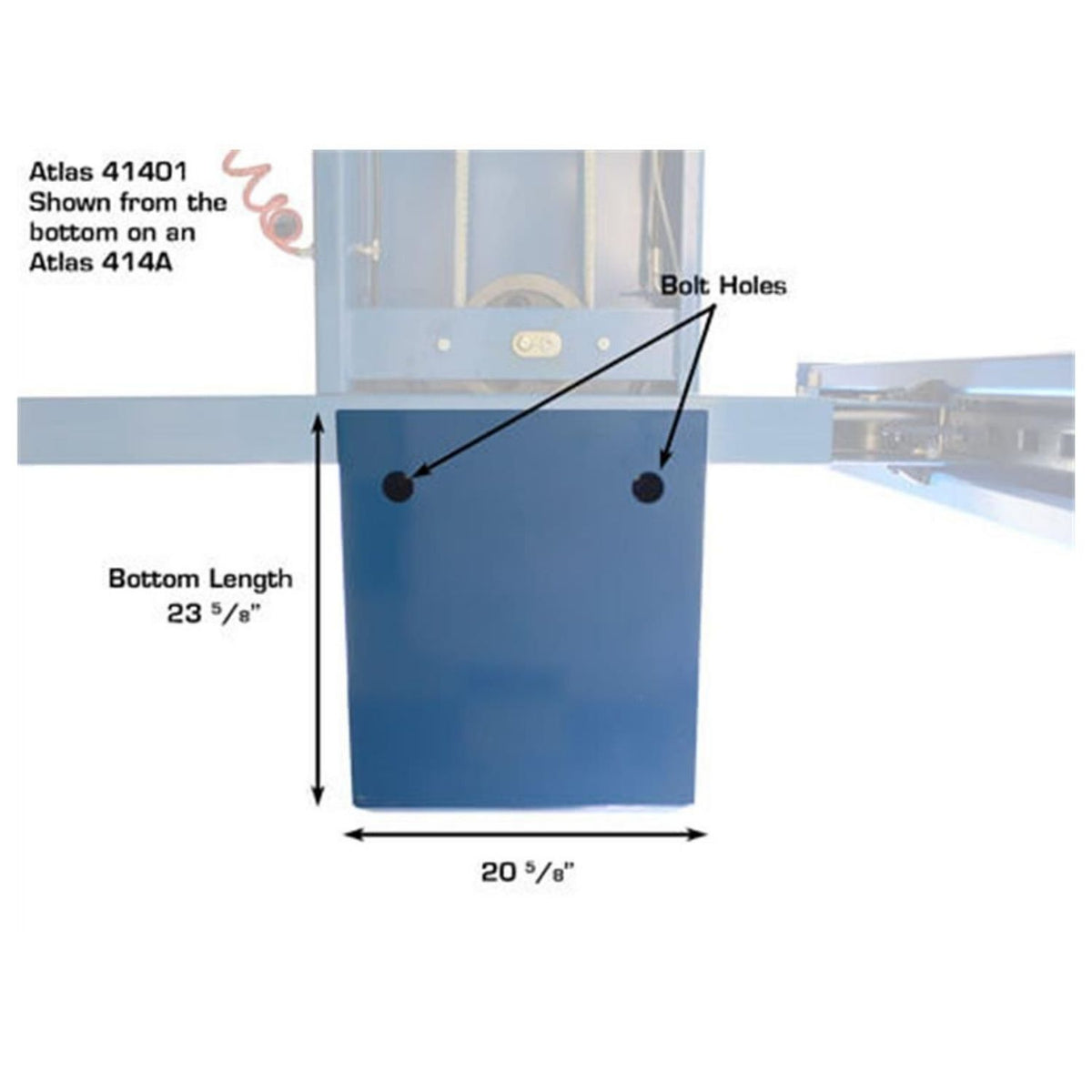 Atlas® Front Runway Extension Kit for 414/414A #ATEATPK-41401, AlamoEquipment.com