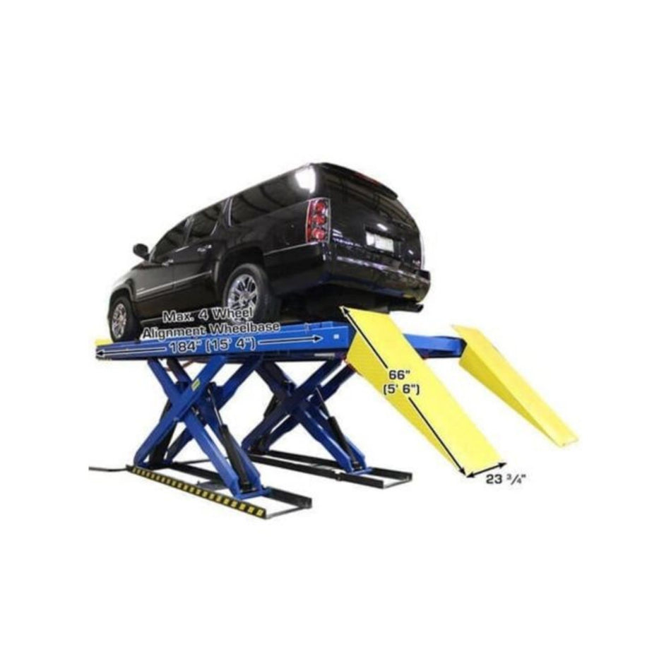 Atlas 16,000 lb Scissor Alignment Lift w/ Turntables #ATEATPK-PX16A-CF-FPD, AlamoEquipment.com