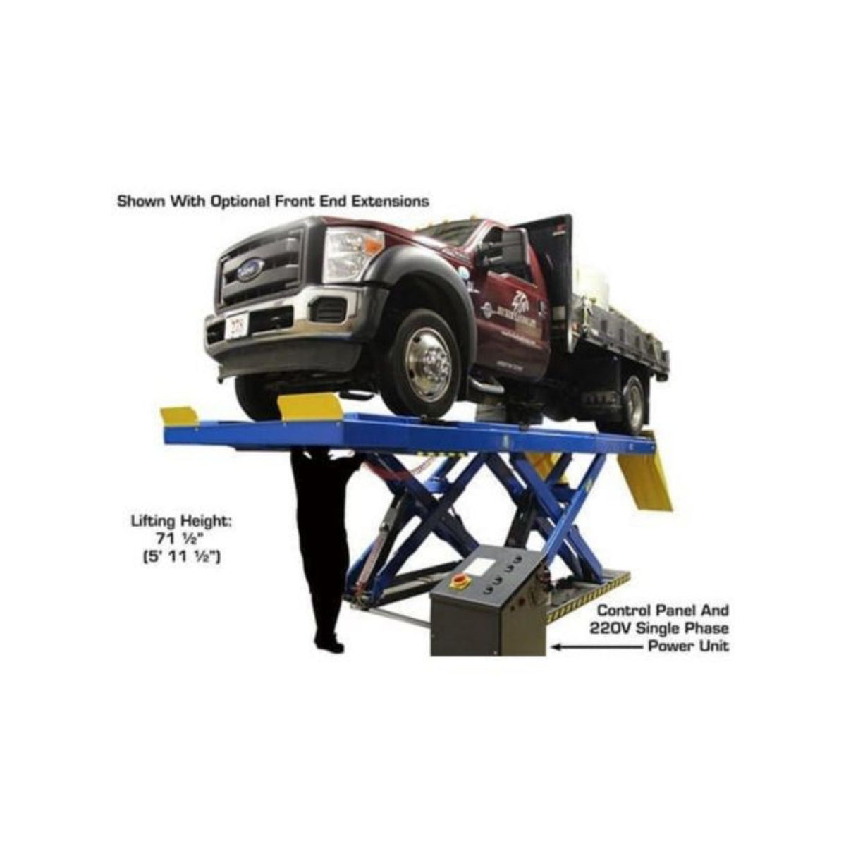 Atlas 16,000 lb Scissor Alignment Lift w/ Turntables #ATEATPK-PX16A-CF-FPD, AlamoEquipment.com