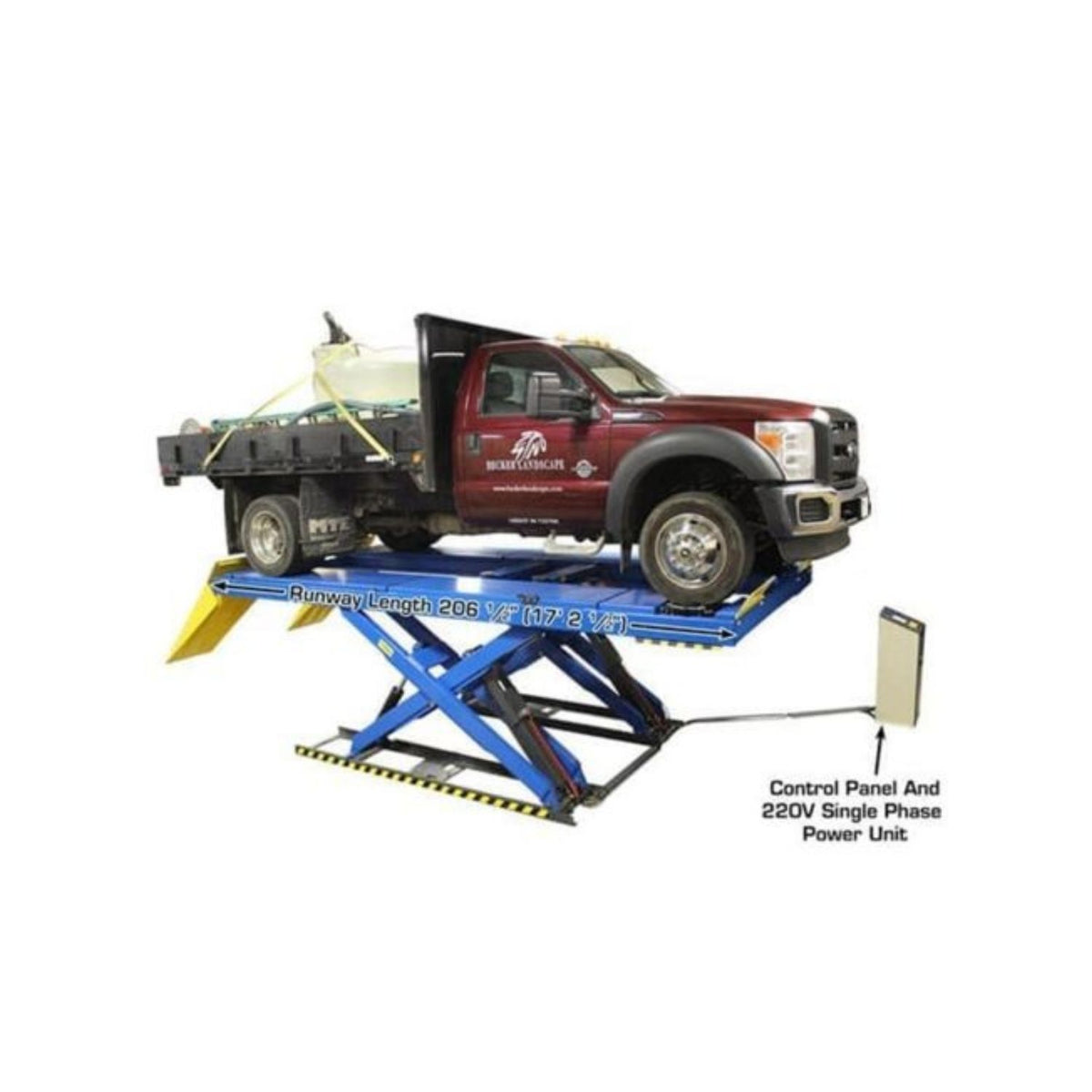 Atlas 16,000 lb Scissor Alignment Lift w/ Turntables #ATEATPK-PX16A-CF-FPD, AlamoEquipment.com