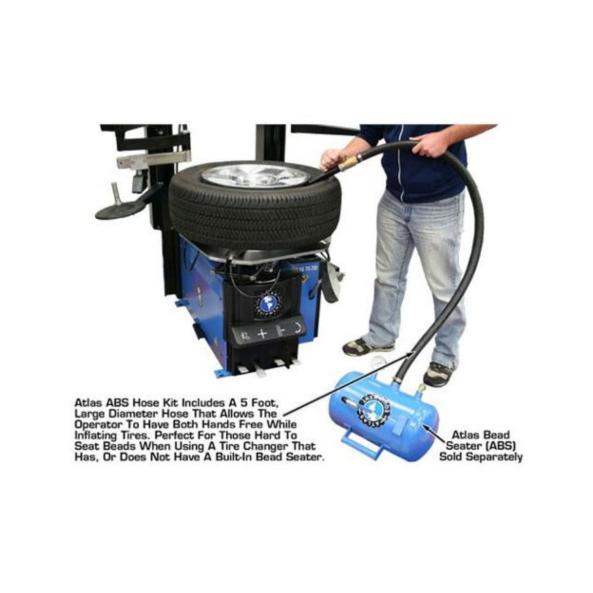 Atlas 5 ft Hose for Bead Blaster #ATEATTC-BS-HOSE, AlamoEquipment.com