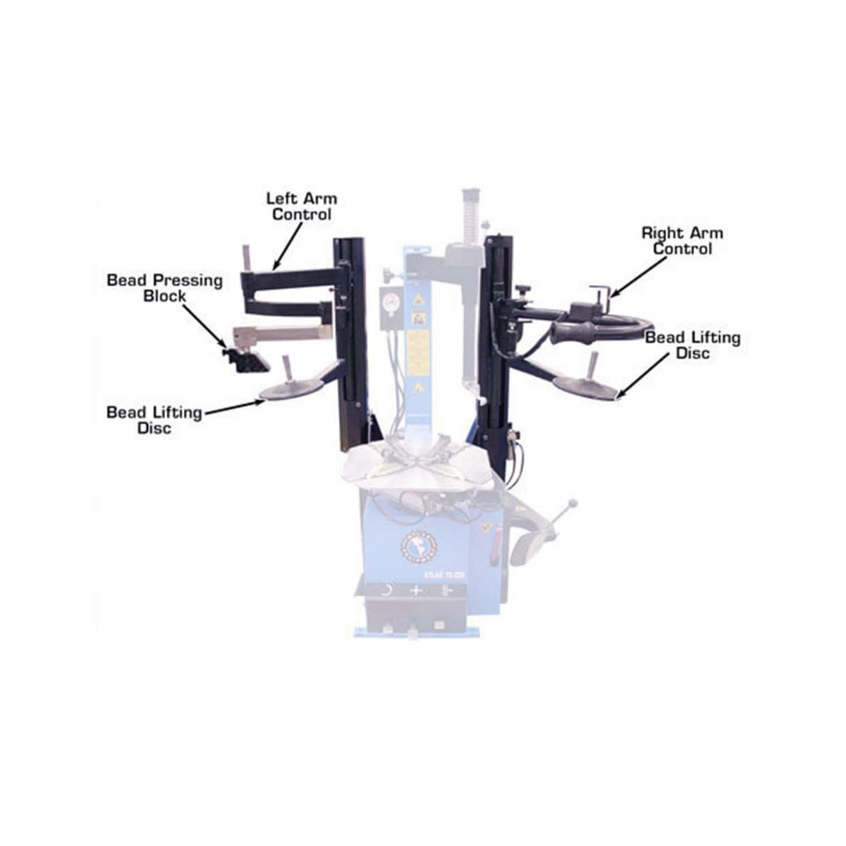 Atlas 200 Series Dual Assist Arm Kit #ATEATTC-DAA-SA, AlamoEquipment.com