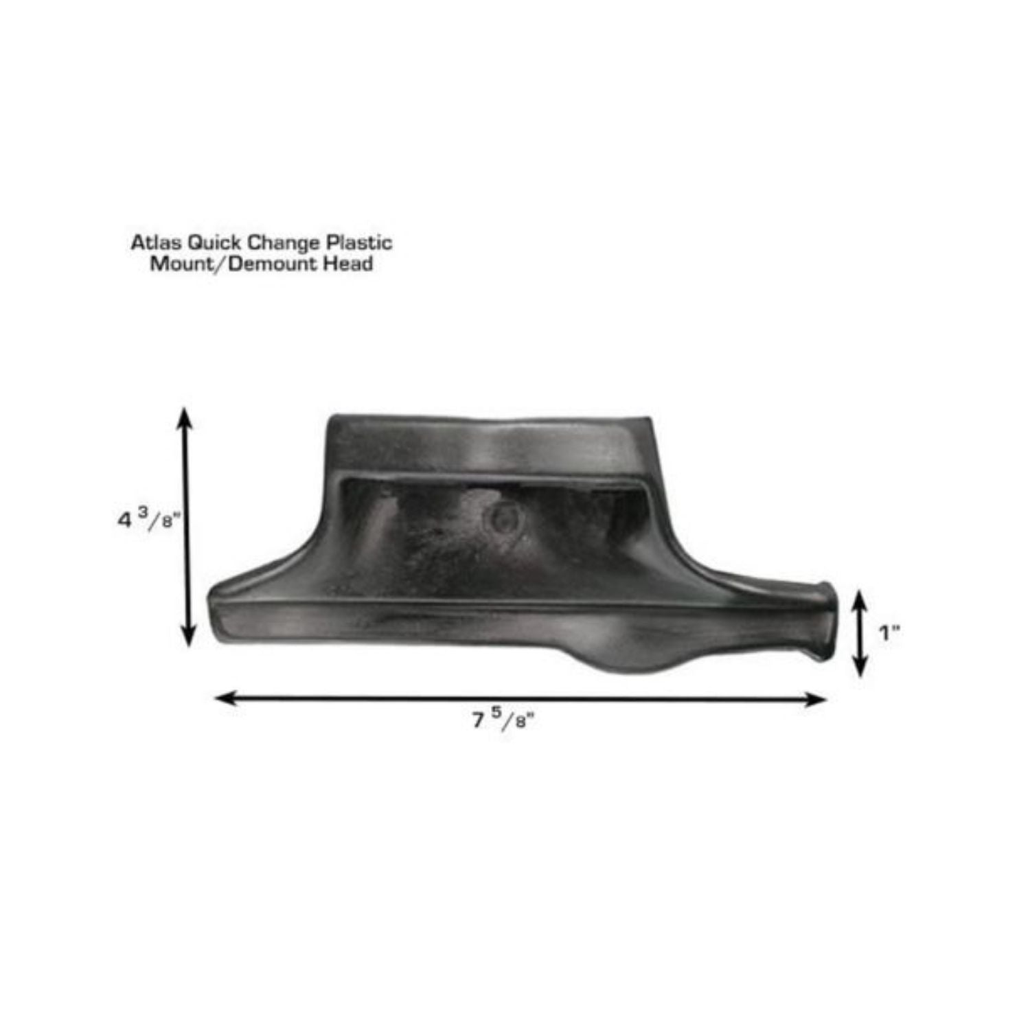 Atlas Plastic Mounting Head for Quick-Change #ATEATTC-PMH, AlamoEquipment.com