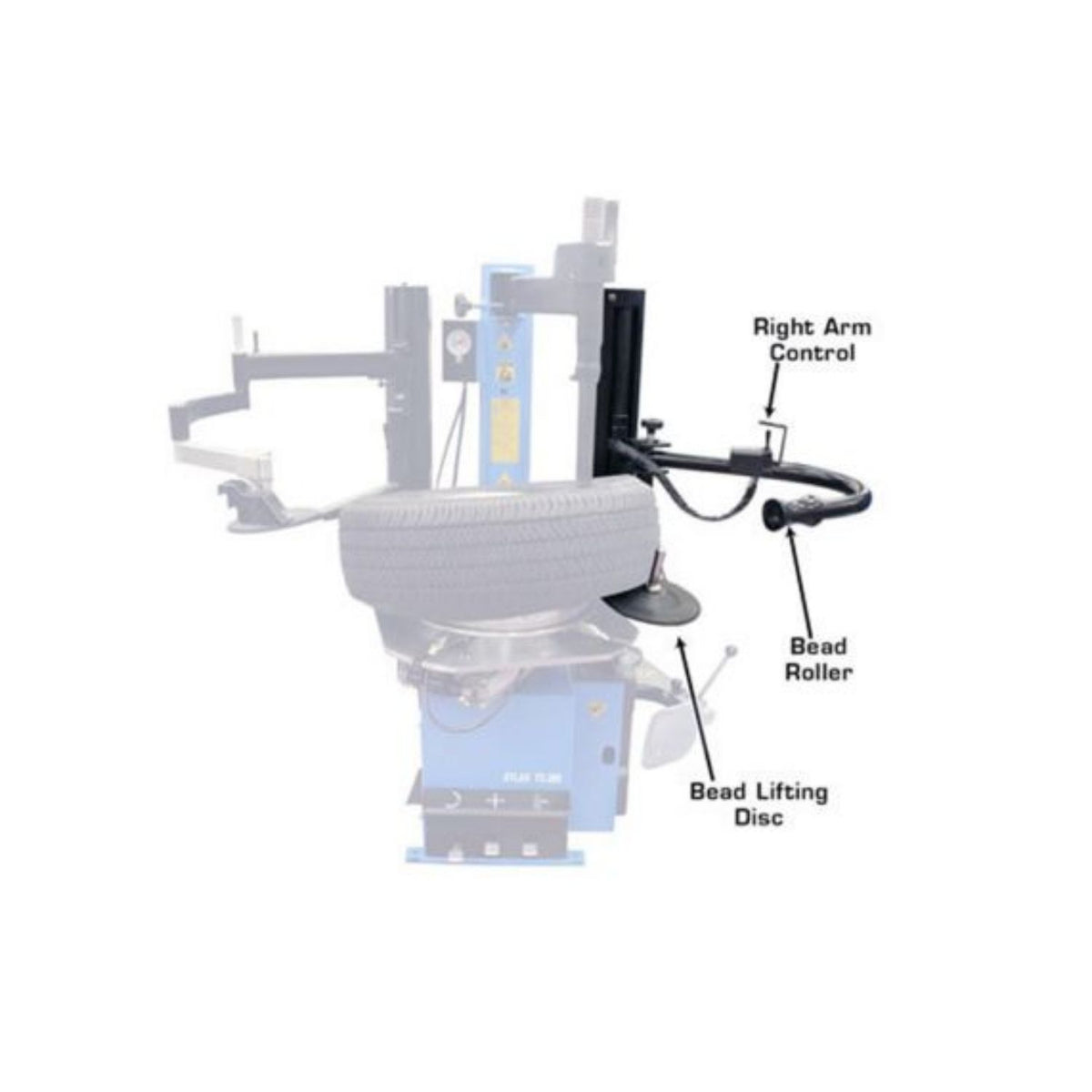 Atlas 200 Series Right-Side Assist Arm #ATEATTC-RHA-SA, AlamoEquipment.com