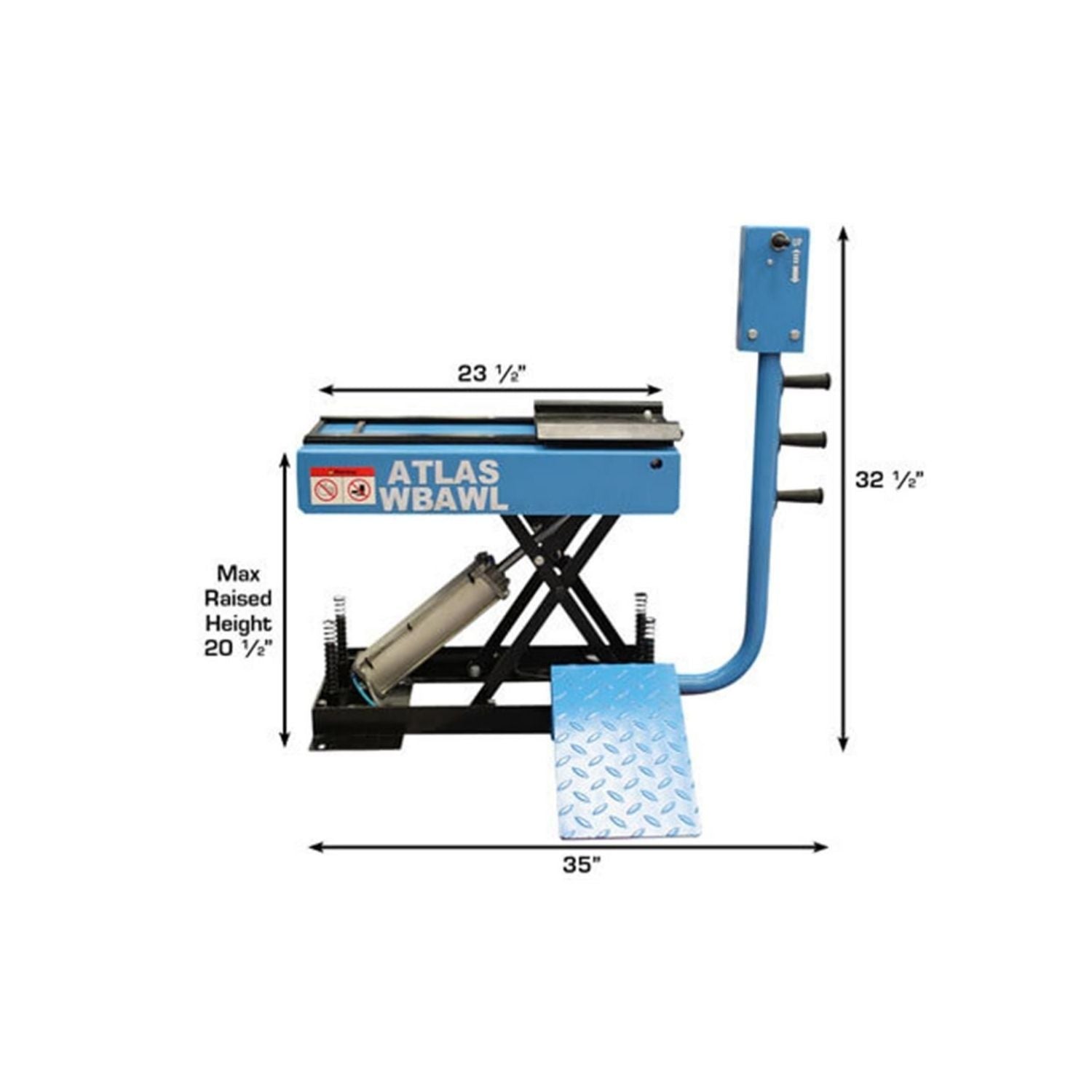 Atlas Air-Operated Wheel Lift #ATEATTC-WBAWL, AlamoEquipmnent.com