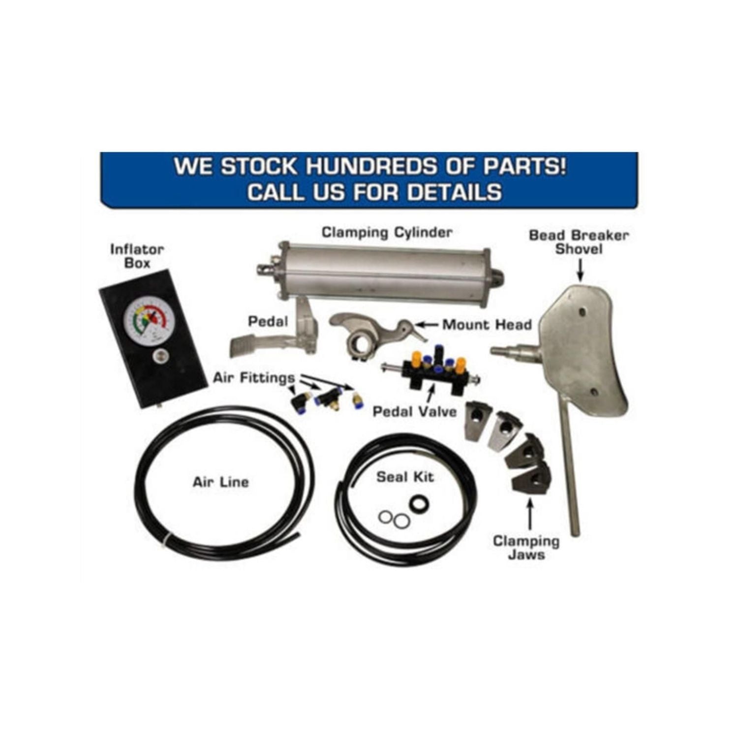 Atlas TTC221 Rim-Clamp Tire Changer #ATEATTC221, AlamoEquipment.com
