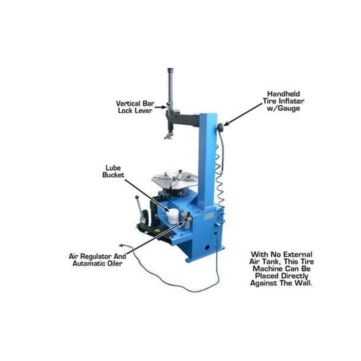 Atlas TTC221 Rim-Clamp Tire Changer #ATEATTC221, AlamoEquipment.com