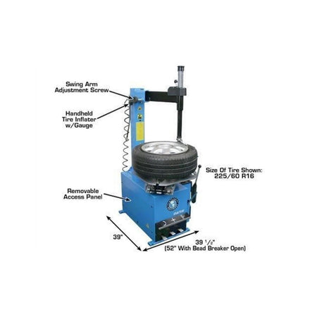 Atlas TTC221 Rim-Clamp Tire Changer #ATEATTC221, AlamoEquipment.com