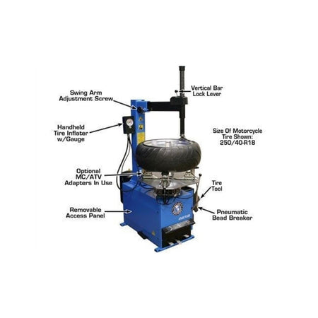 Atlas TTC229 Rim-Clamp Tire Changer w/ Bead Blaster #ATEATTC229, AlamoEquipment.com