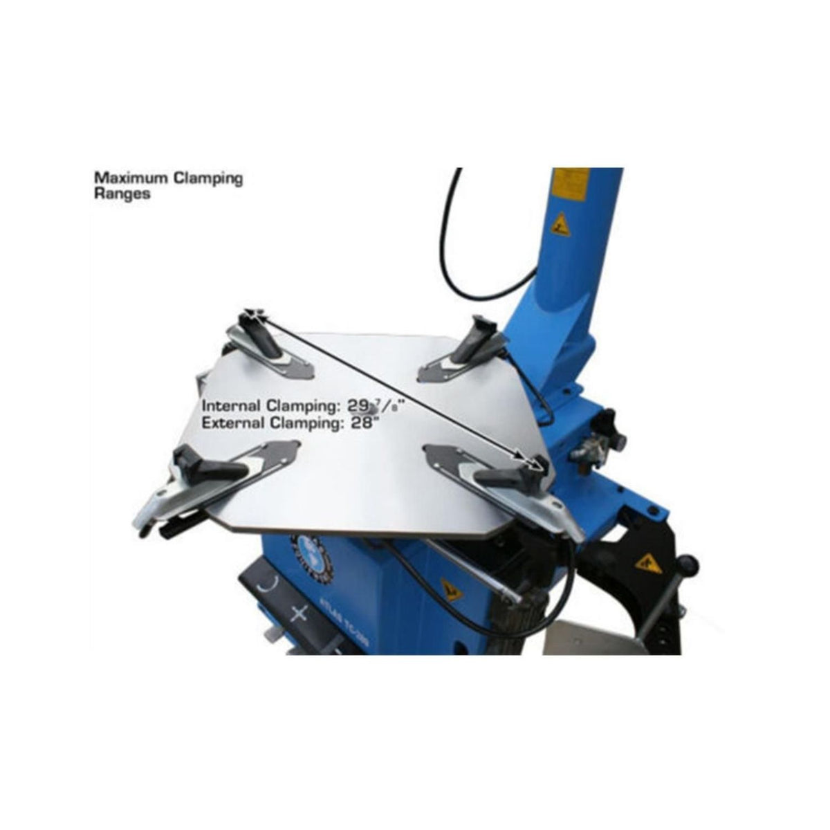 Atlas TTC289 Large Rim-Clamp Tire Changer w/ Bead Blaster #ATEATTC289, AlamoEquipment.com