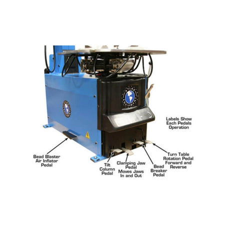 Atlas TTC755 Clamp-Style Tire Changer 12–28" #ATEATTC755, AlamoEquipment.com