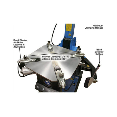 Atlas TTC755 Clamp-Style Tire Changer 12–28" #ATEATTC755, AlamoEquipment.com