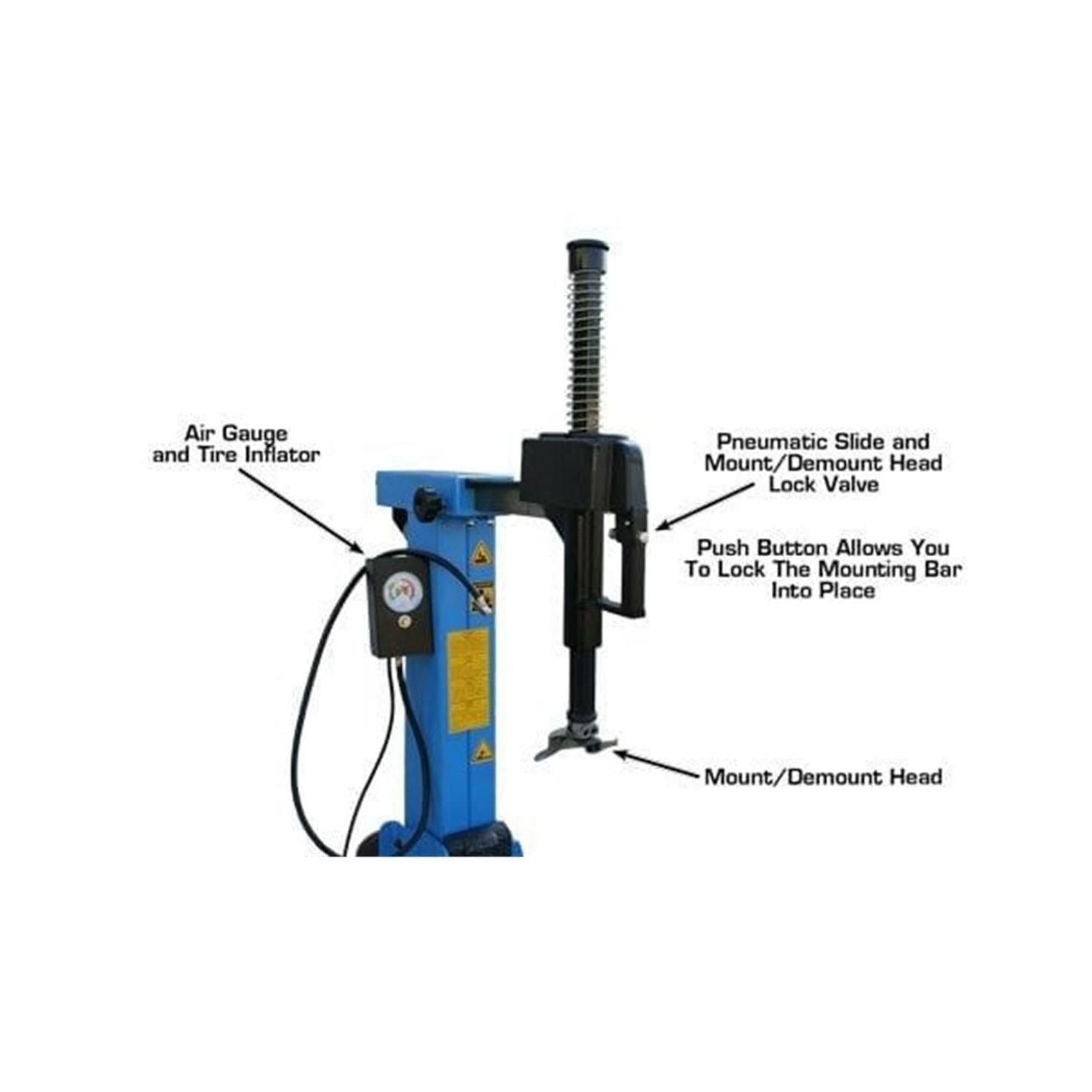 Atlas TTC755 Clamp-Style Tire Changer 12–28" #ATEATTC755, AlamoEquipment.com