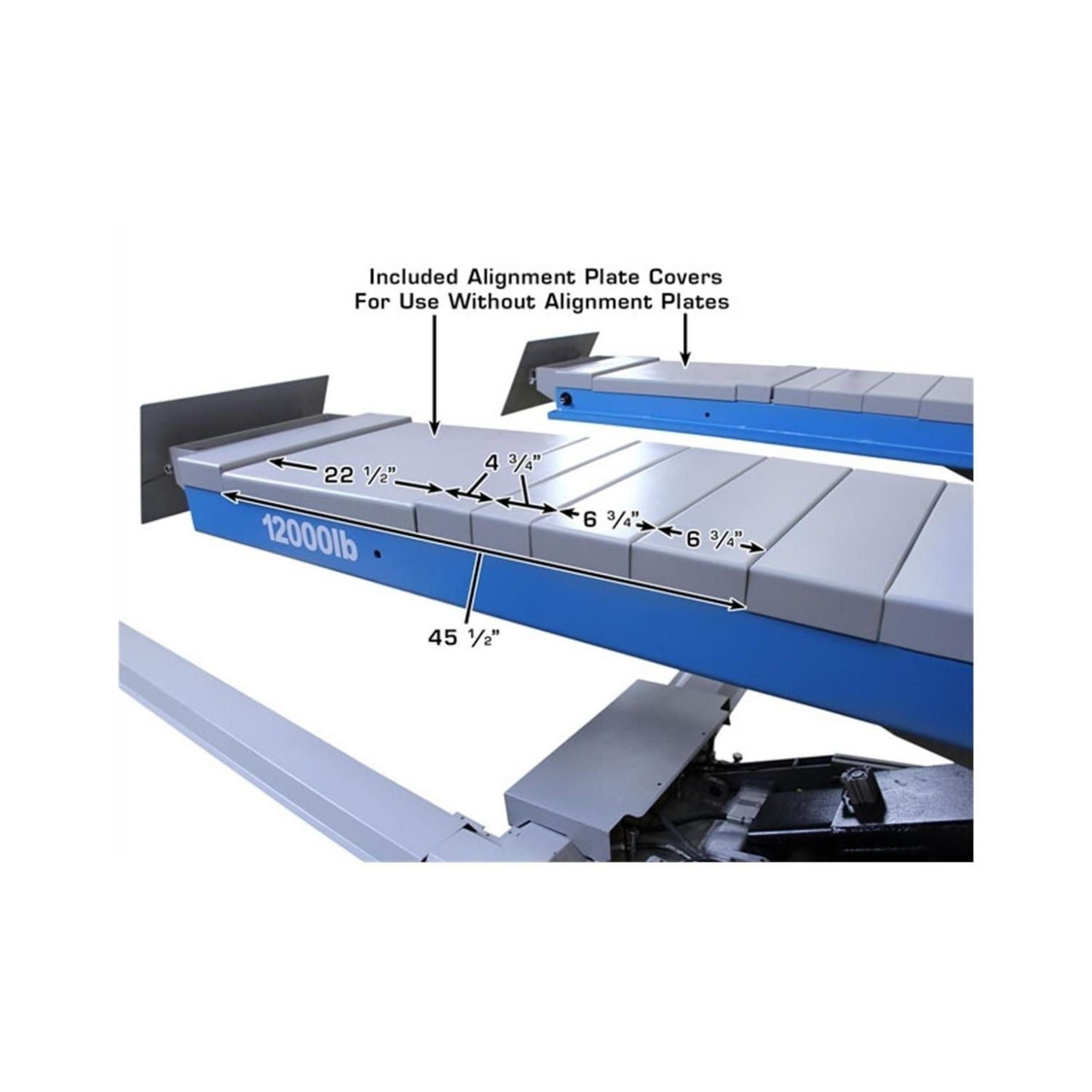 Atlas 12,000 lb Scissor Alignment Lift #ATEATTD-12ASL-N, AlamoEquipment.com