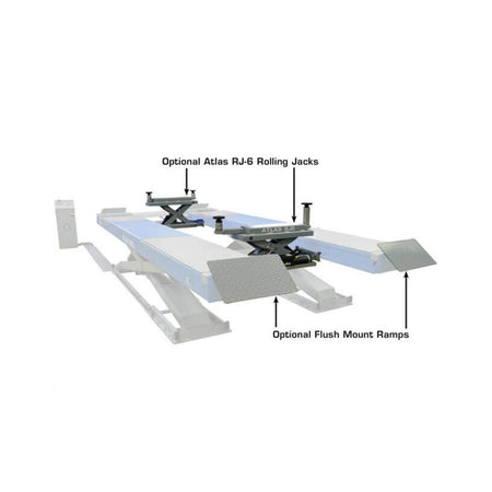 Atlas 12,000 lb Alignment Lift w/ Runway Lifts #ATEATTD-12AWFSL-N