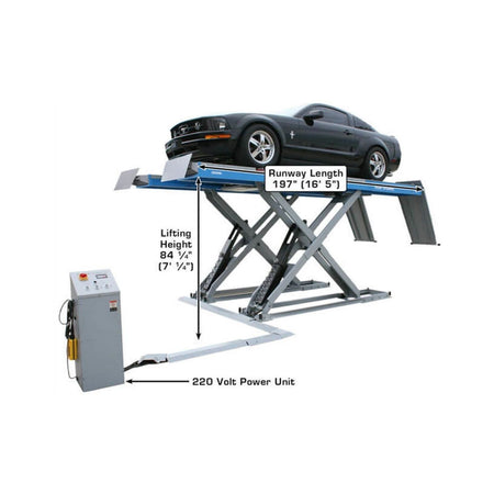 Atlas 12,000 lb Alignment Lift w/ Runway Lifts #ATEATTD-12AWFSL-N