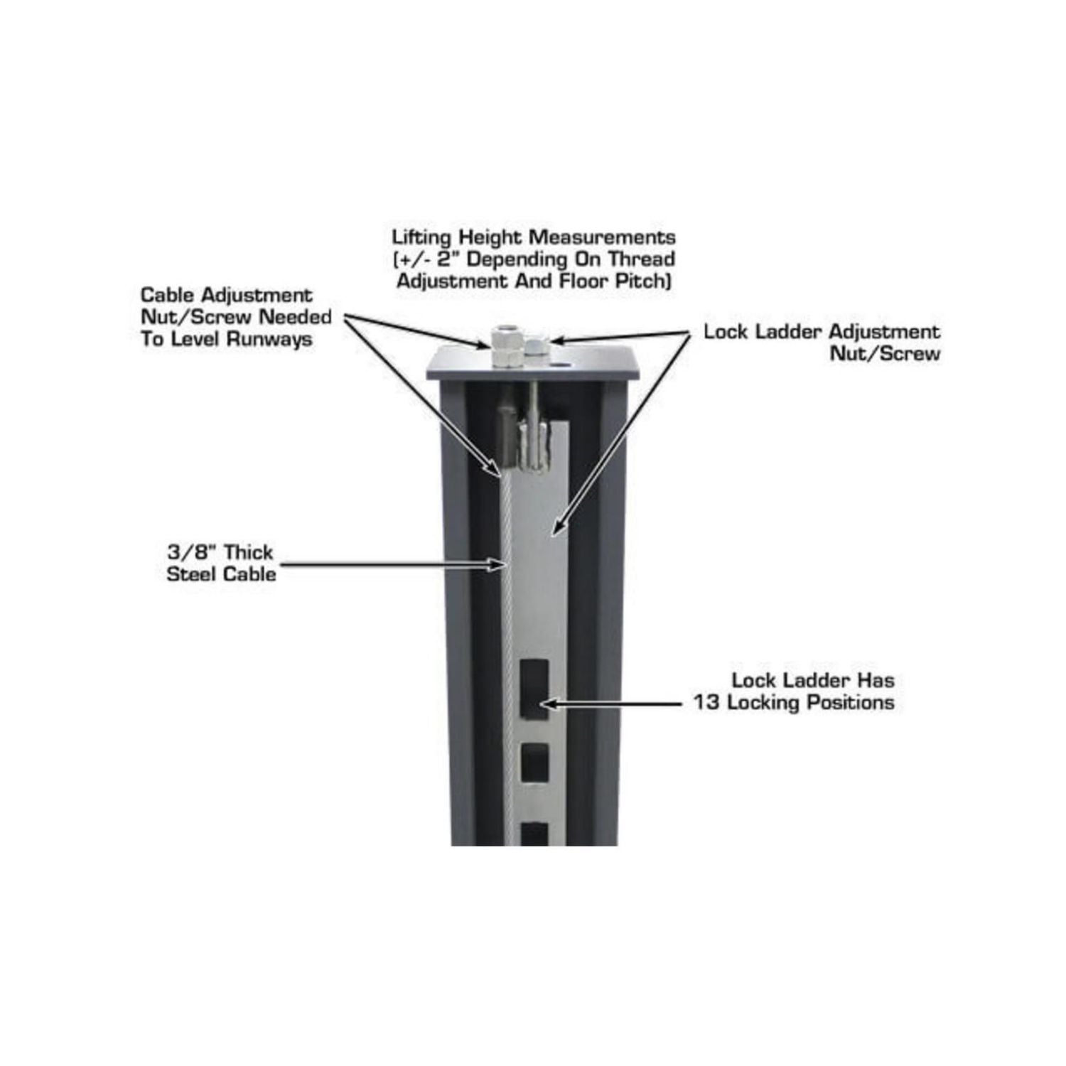 Atlas 408SL 4-Post Lift & RJ35 Combo #ATEATTD-408SL-COMBO, AlamoEquipment.com