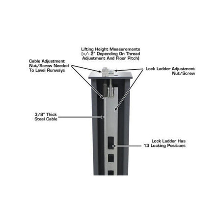 Atlas 408SL 4-Post Lift & RJ35 Combo #ATEATTD-408SL-COMBO, AlamoEquipment.com