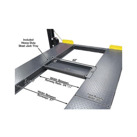 Atlas 408SL 4-Post Lift & RJ35 Combo #ATEATTD-408SL-COMBO, AlamoEquipment.com