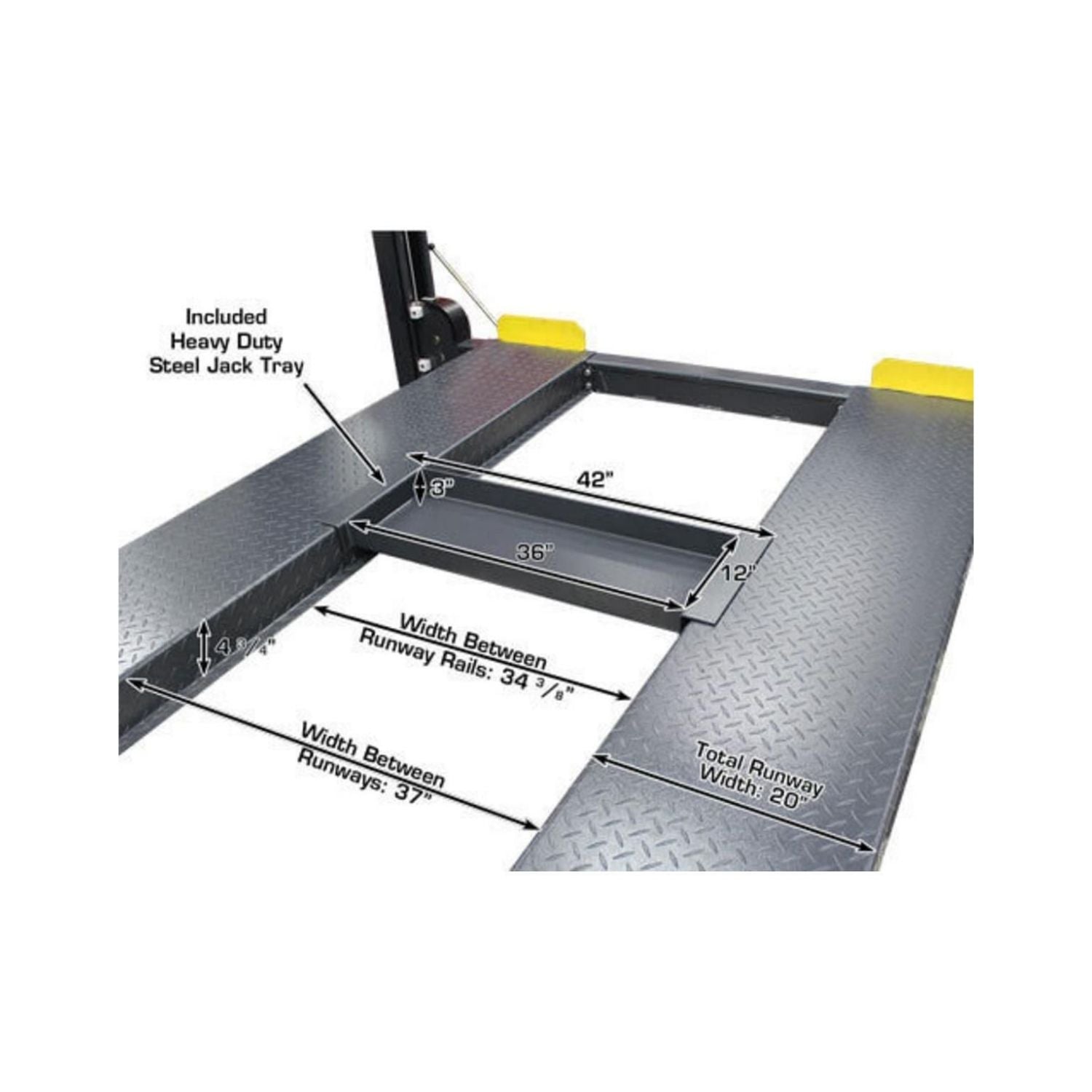 Atlas 8,000 lb Hobbyist 4-Post Lift #ATEATTD-408SL, AlamoEquipment.com
